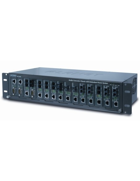 Chassis 15-slot Media Converter per rack 19"