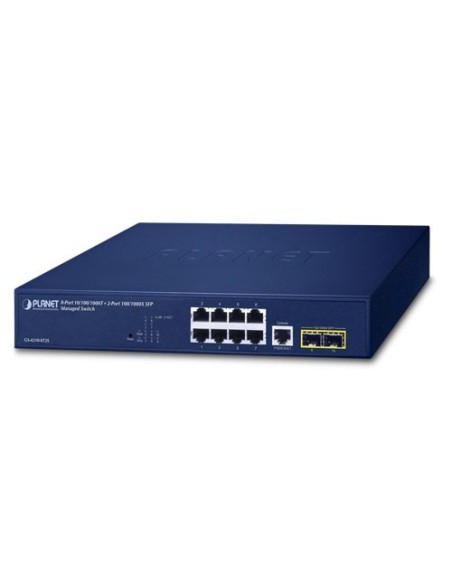 Swicth 8-Port 10/100/1000Mbps + 2-Port 100/1000X SFP managed